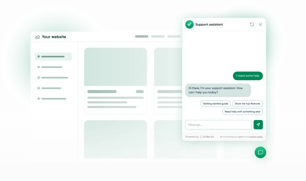 AI chatbot for website