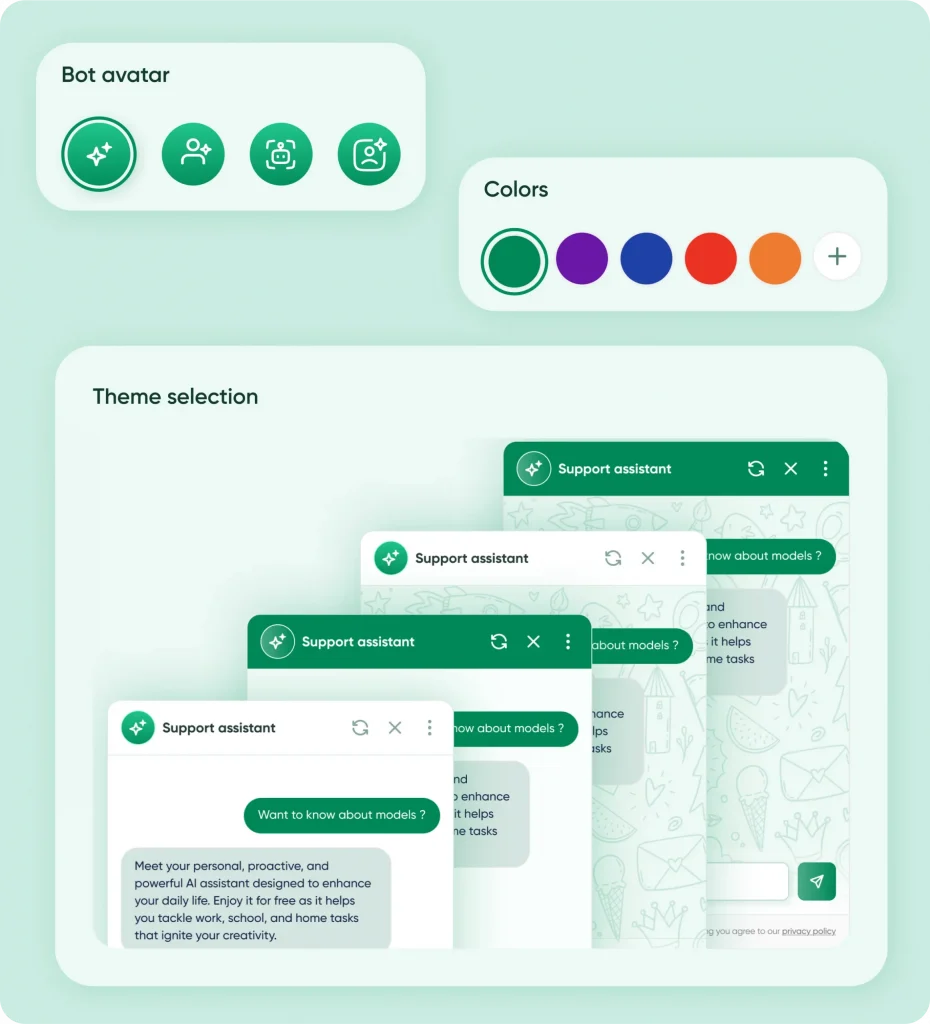 Free AI Chatbot for Websites — No Code, Live in Minutes 28 brand