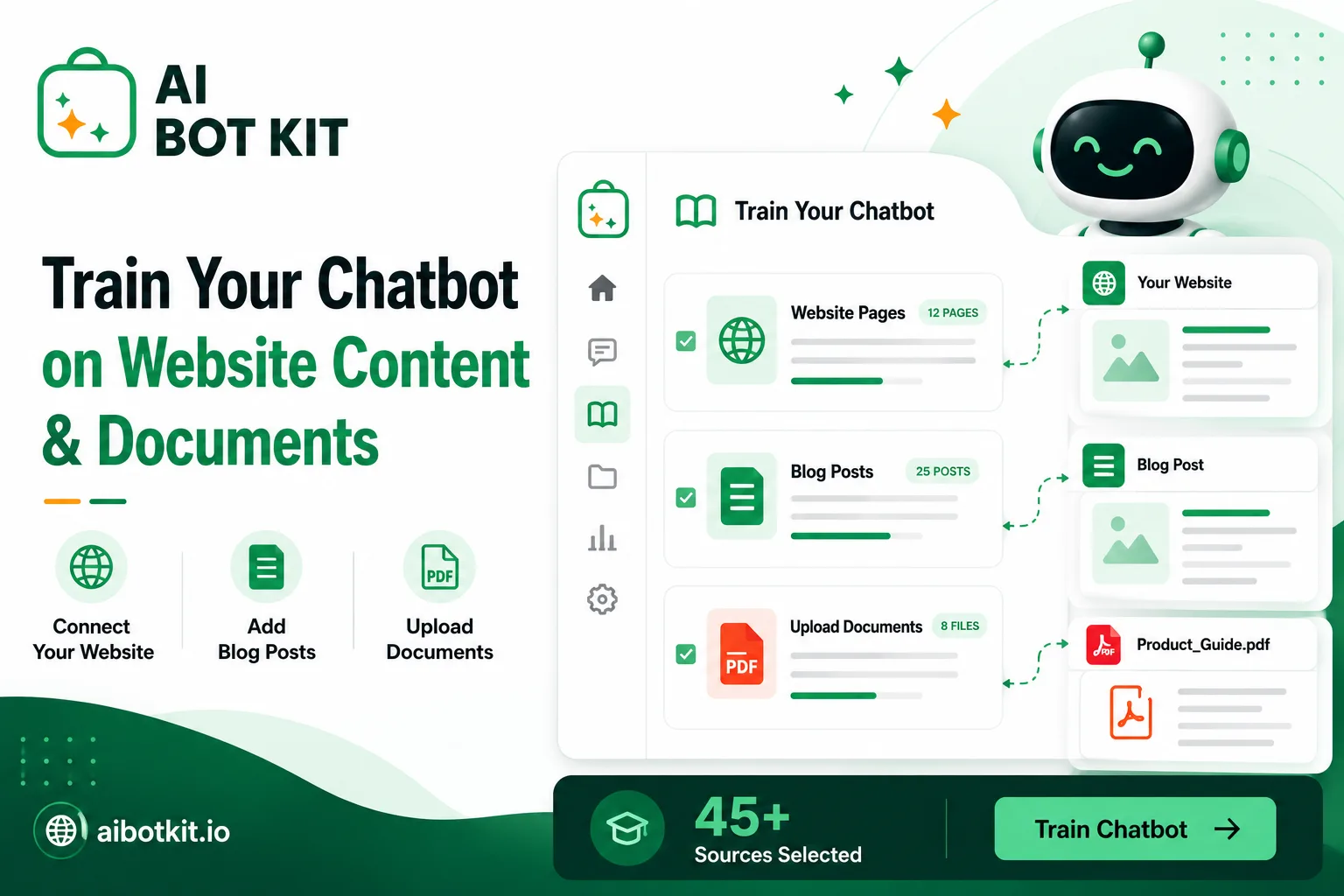 How to Train Chatbot on Website Content: Your Pages, Posts, and PDFs